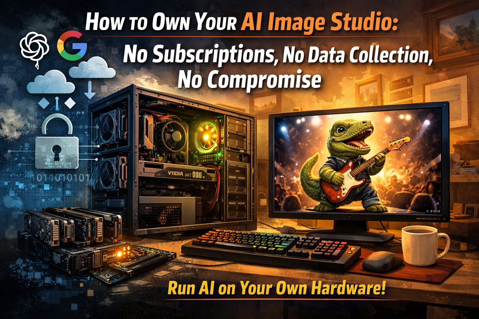 How to Own Your AI Image Studio: No Subscriptions, No Data Collection, No Compromise by Alexander Stronach