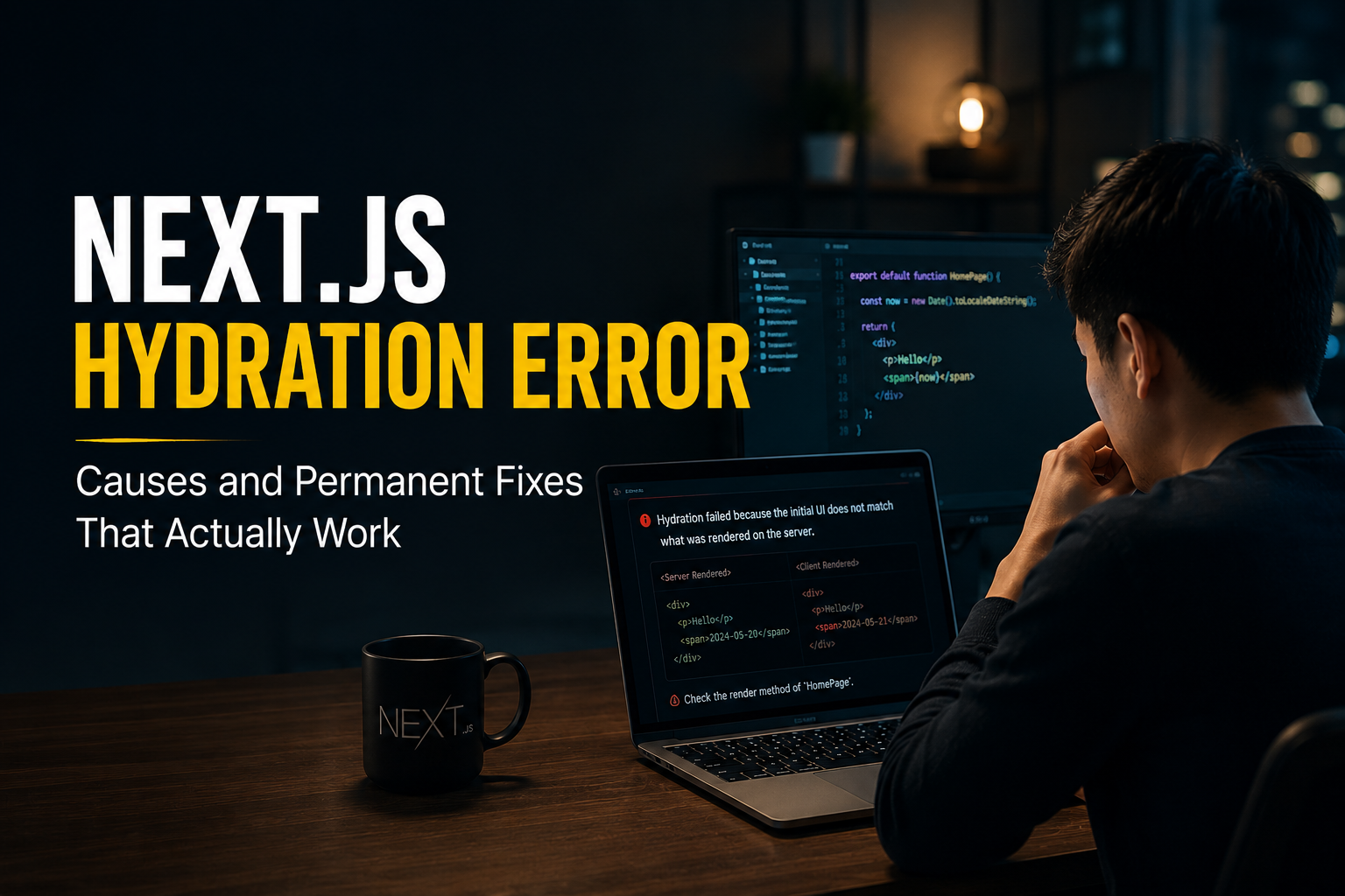 Next.js Hydration Errors: The Most Annoying Causes and How to Eliminate Them Permanently