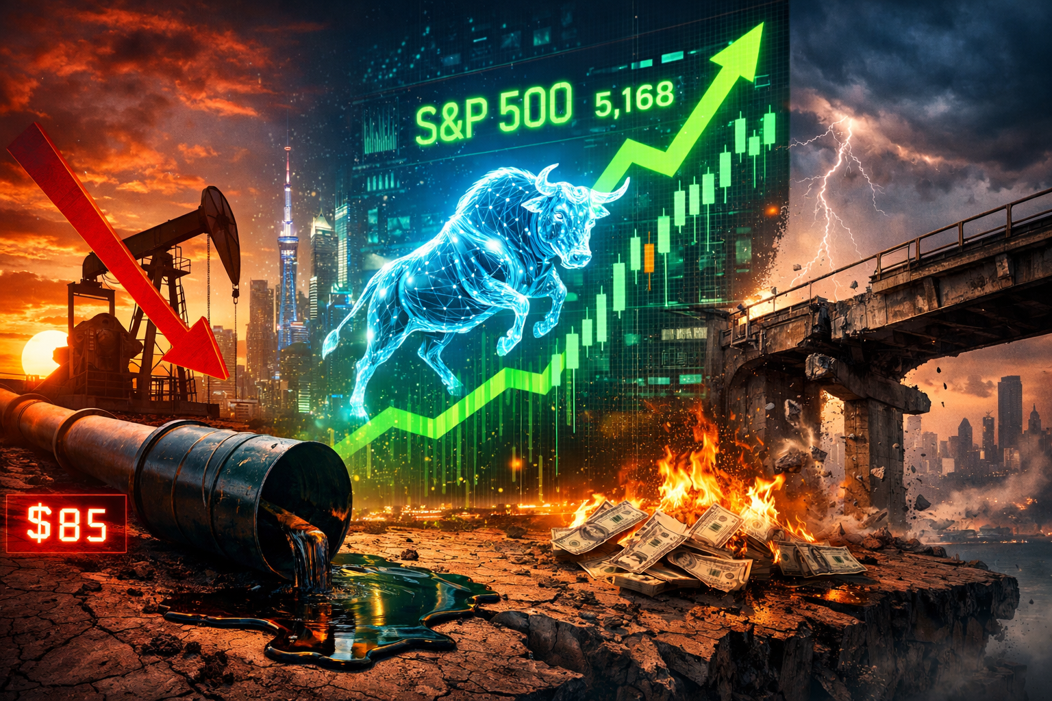 Oil Drops, Stocks Bounce, Risk Builds | March 17, 2026