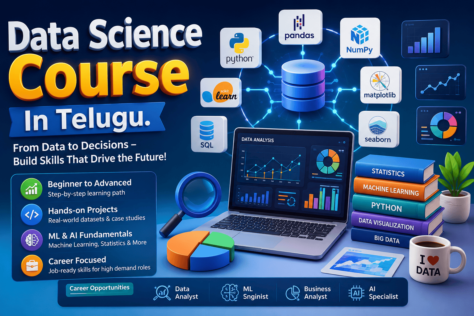 DataData Science Course in Telugu: Best Learning Resources for Beginners