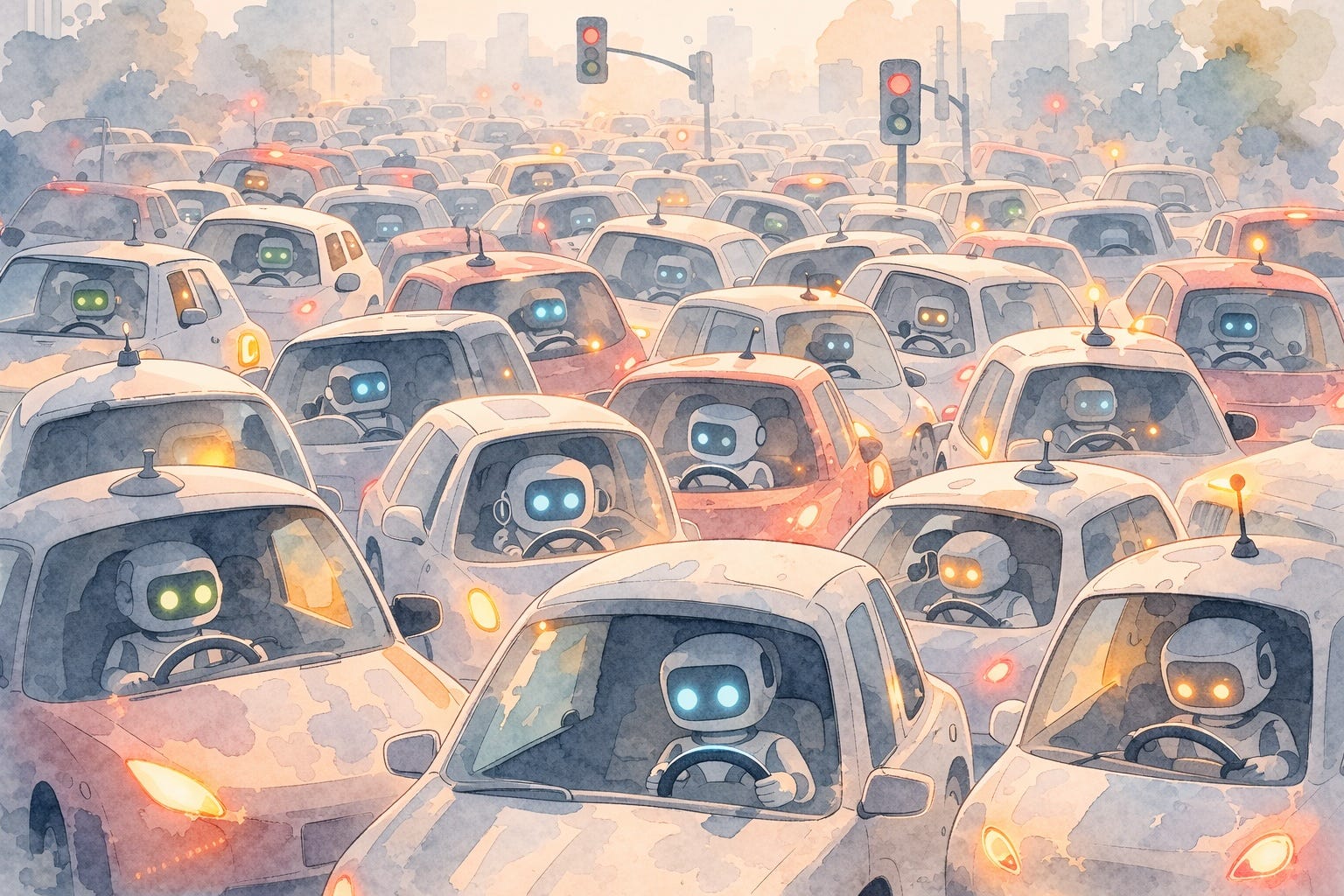 The Agent Traffic Jam