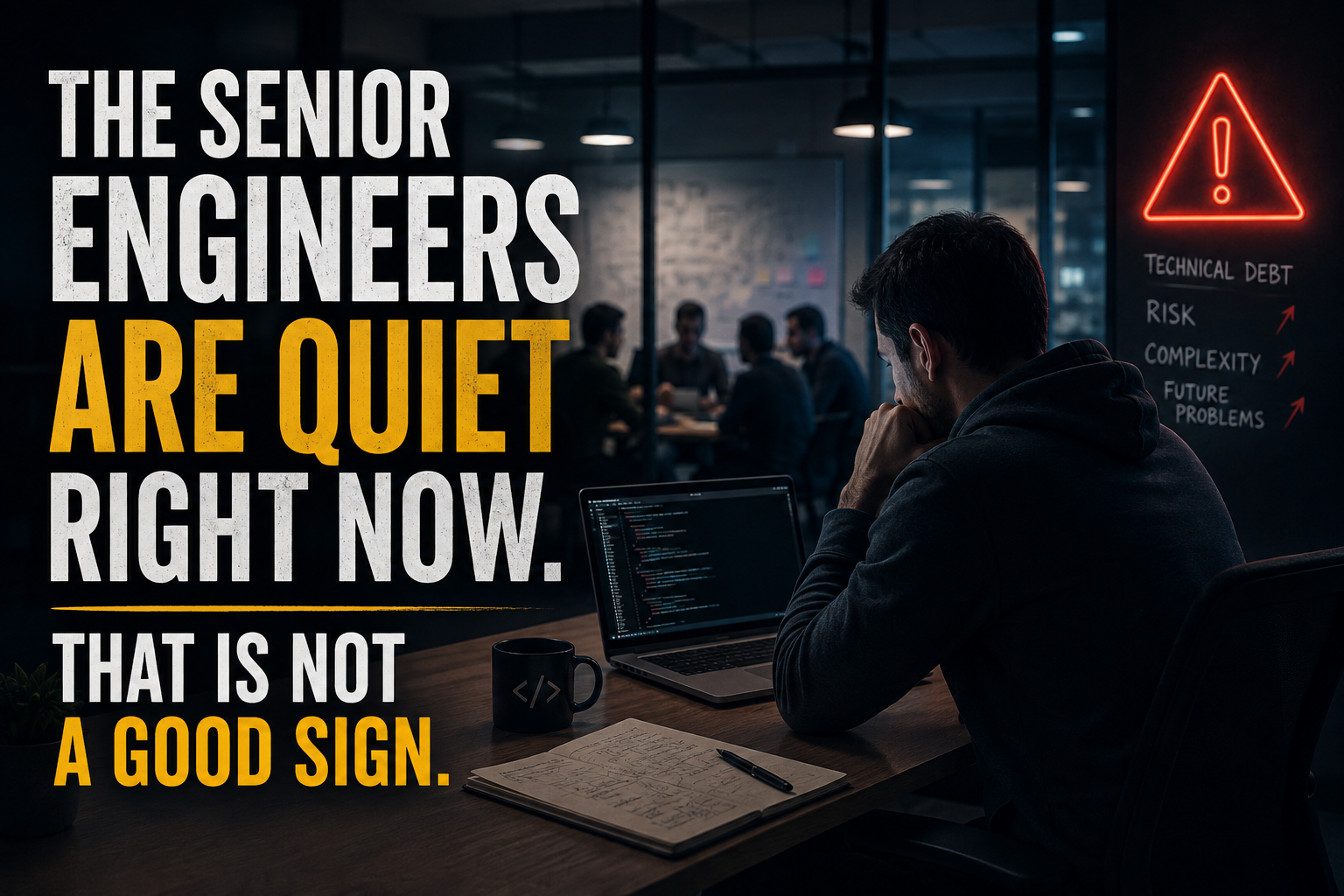 The Senior Engineers Are Quiet Right Now. That Is Not a Good Sign.
