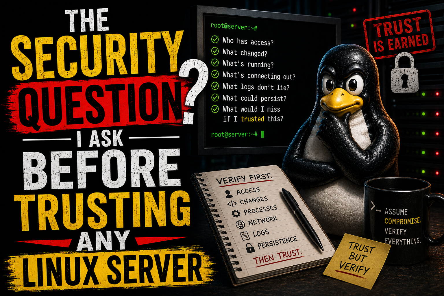 The Security Question I Ask Before Trusting Any Linux Server