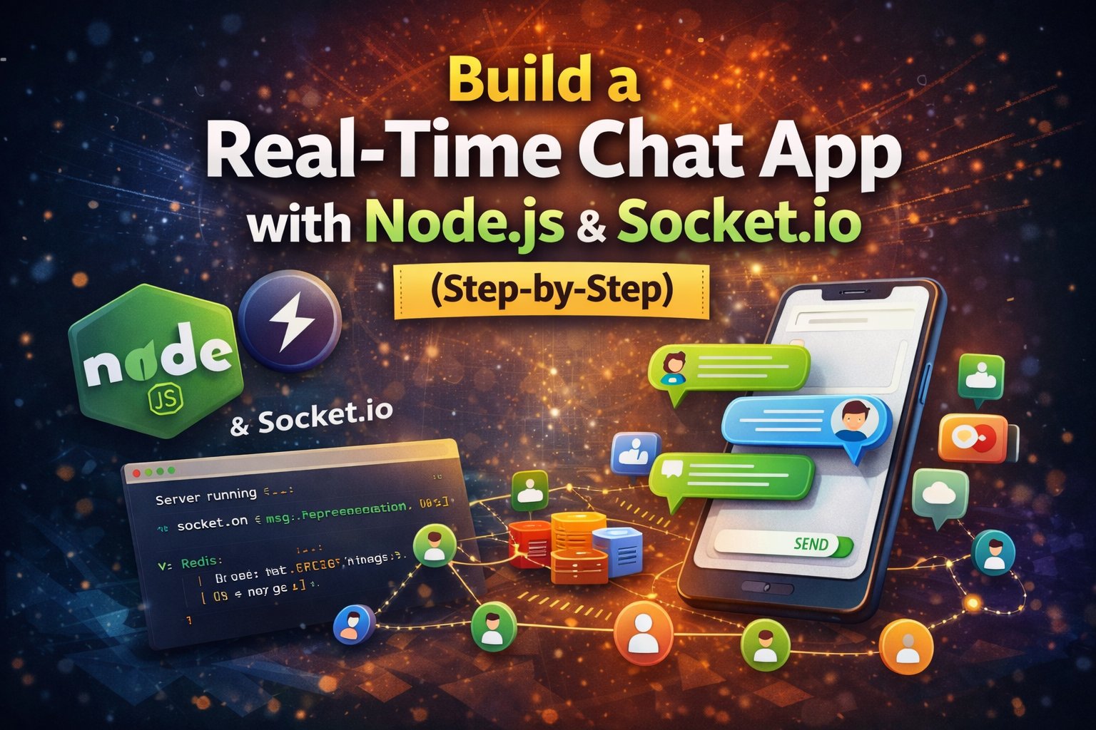 Build a Real-Time Chat App with Node.js & Socket.io (Step-by-Step)