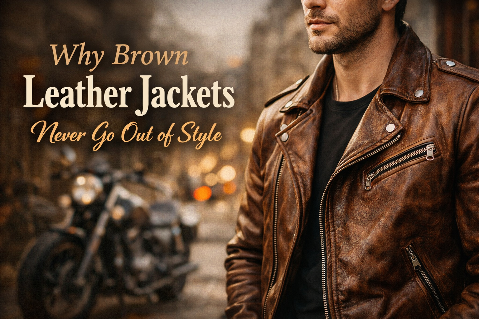 Why Brown Leather Jackets Never Go Out of Style