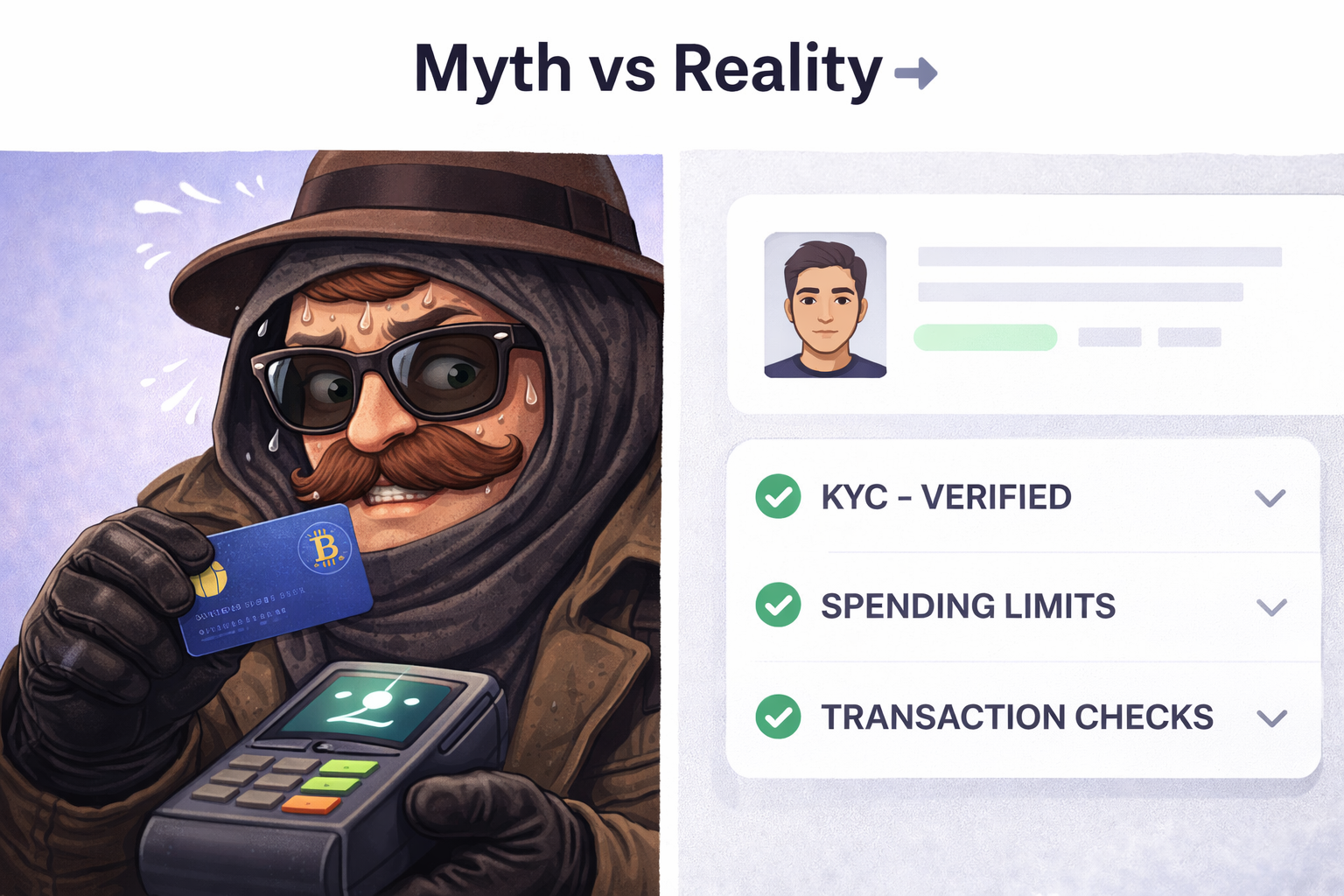The Problem With “No-KYC” Crypto Card Marketing