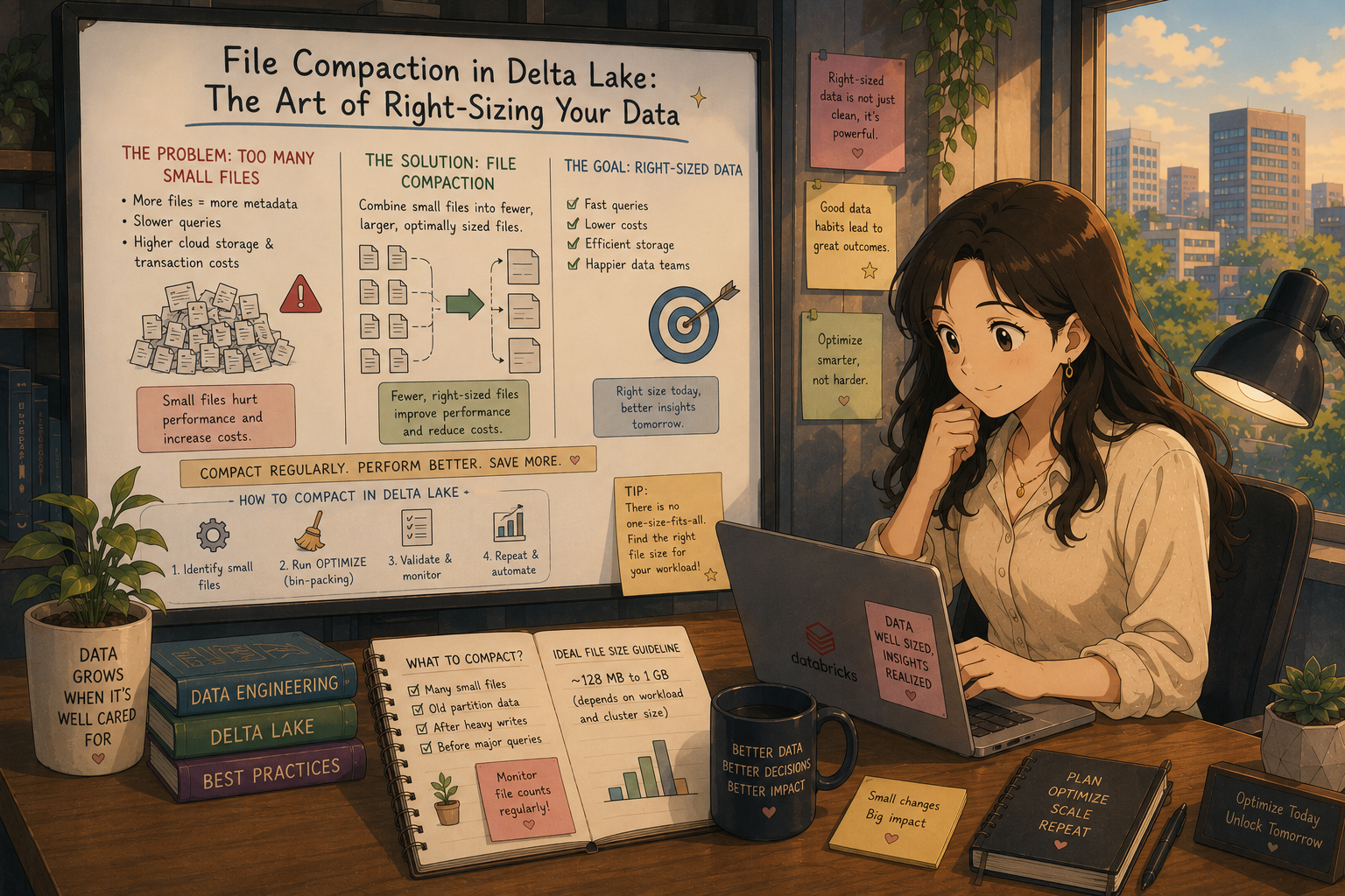 File Compaction in Delta Lake: The Art of Right-Sizing Your Data
