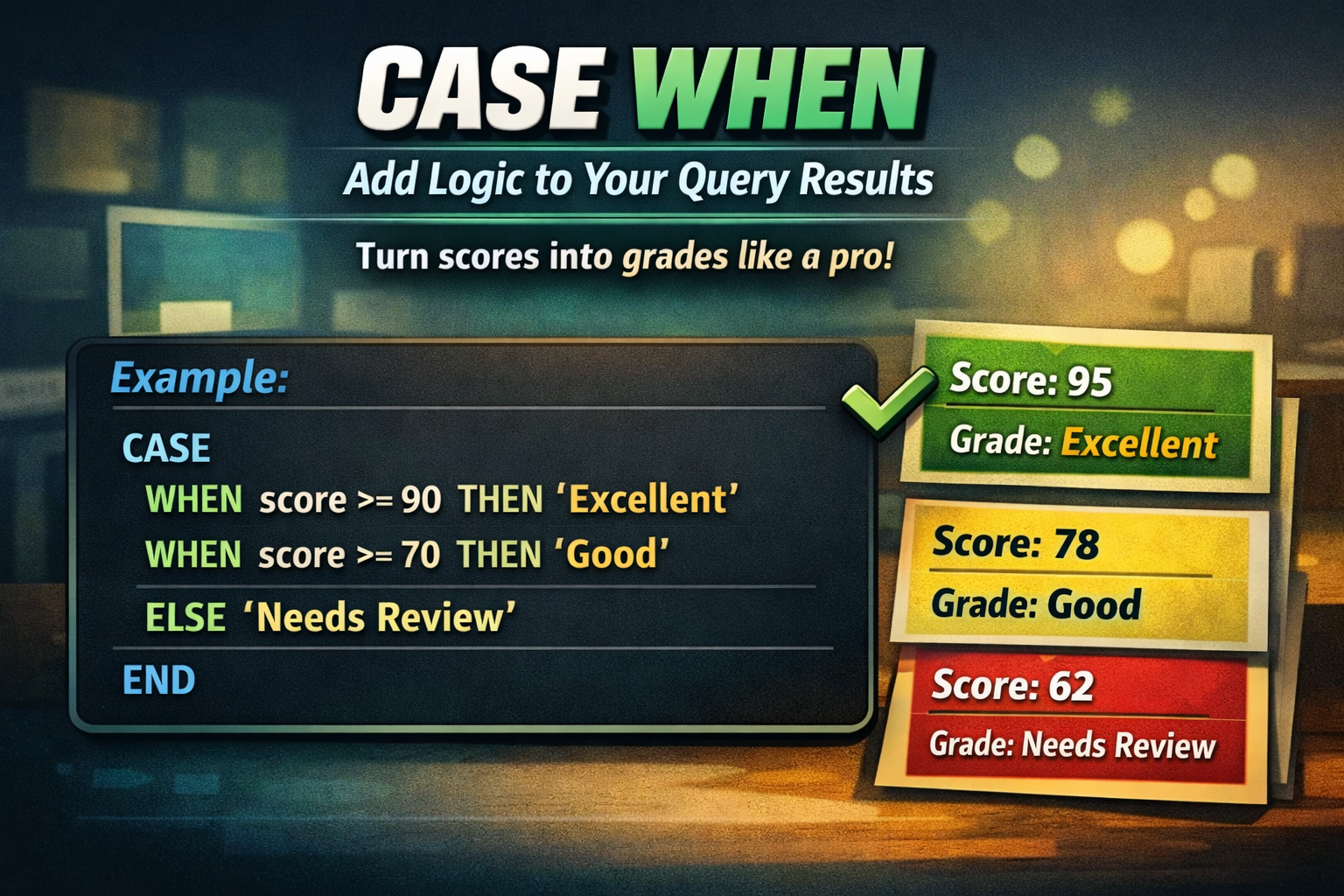 Stop Writing Five Queries When One CASE WHEN Will Do