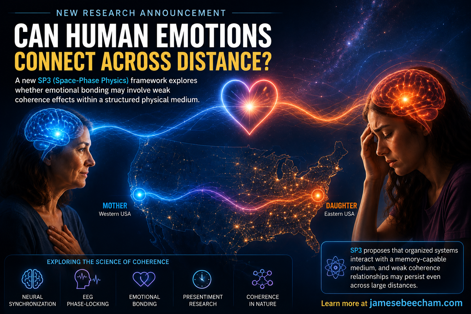 Can Human Emotions Connect Across Distance- A New Scientific Proposal