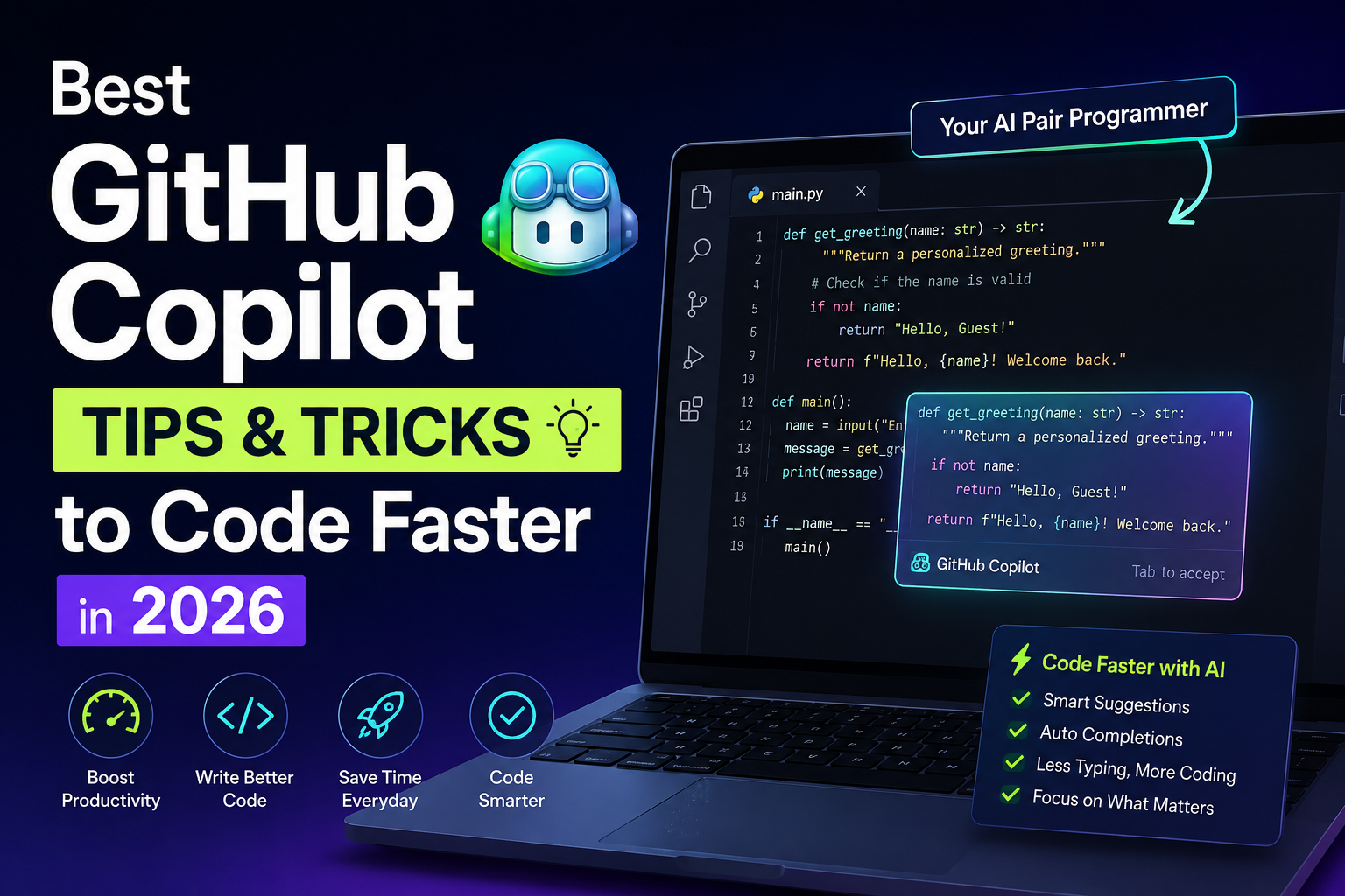 Best GitHub Copilot Tips and Tricks to Code Faster in 2026