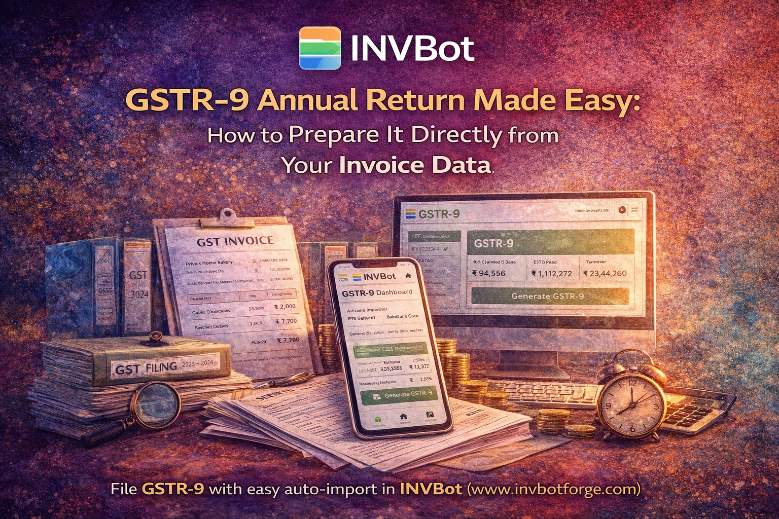 GSTR-9 Annual Return Made Easy: How to Prepare It Directly from Your Invoice Data