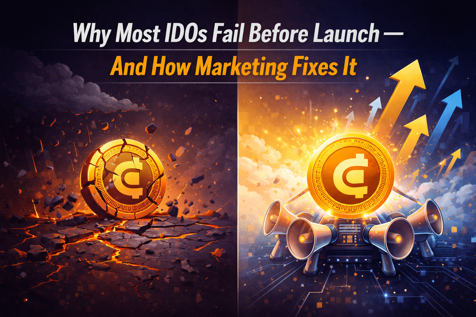 Why Most IDOs Fail Before Launch And How Marketing Fixes It.
