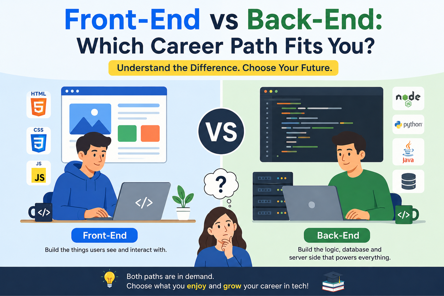 Front-End vs Back-End: Which Career Path Fits You?