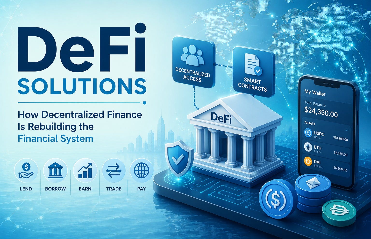 DeFi Solutions: How Decentralized Finance Is Changing The Financial System