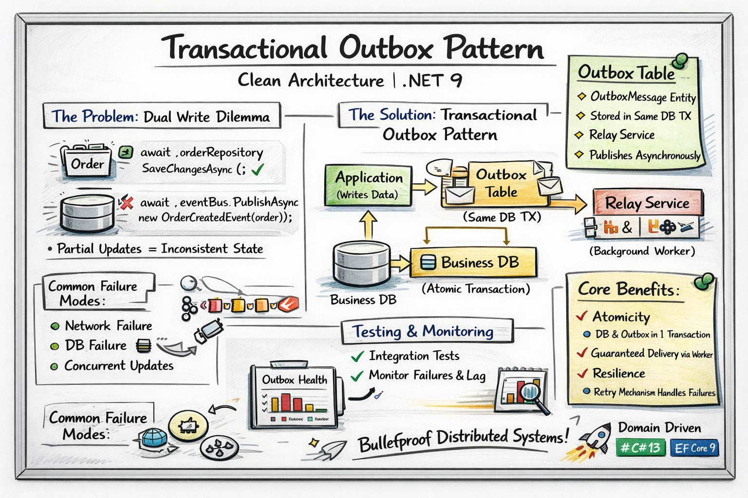 Transactional Outbox Pattern | Clean Architecture, .NET 9