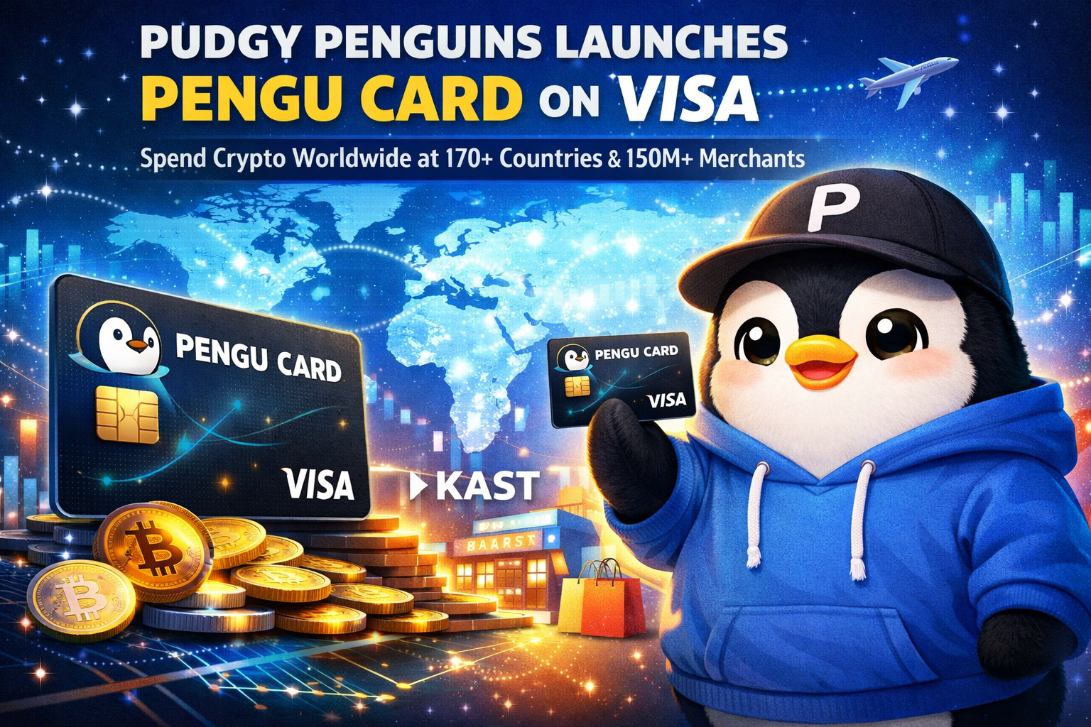 Pudgy Penguins Launches Pengu Card on Visa: A Game-Changing Step Toward Global Crypto Payments