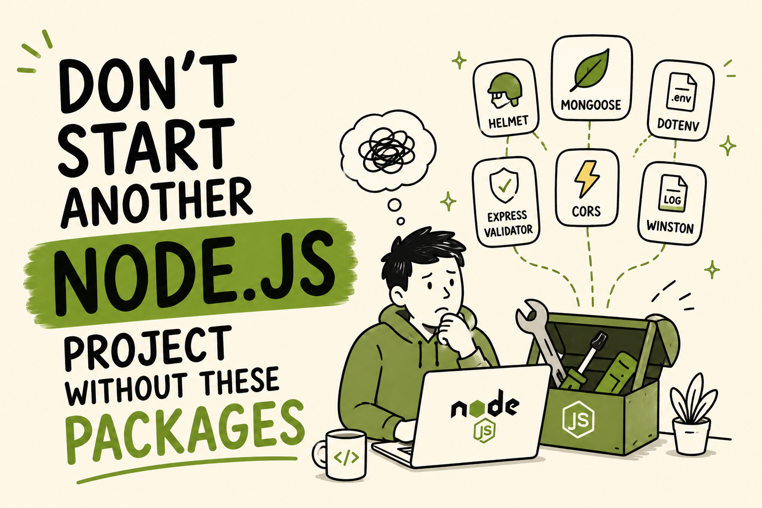 Don’t Start Another Node.js Project Without These Packages