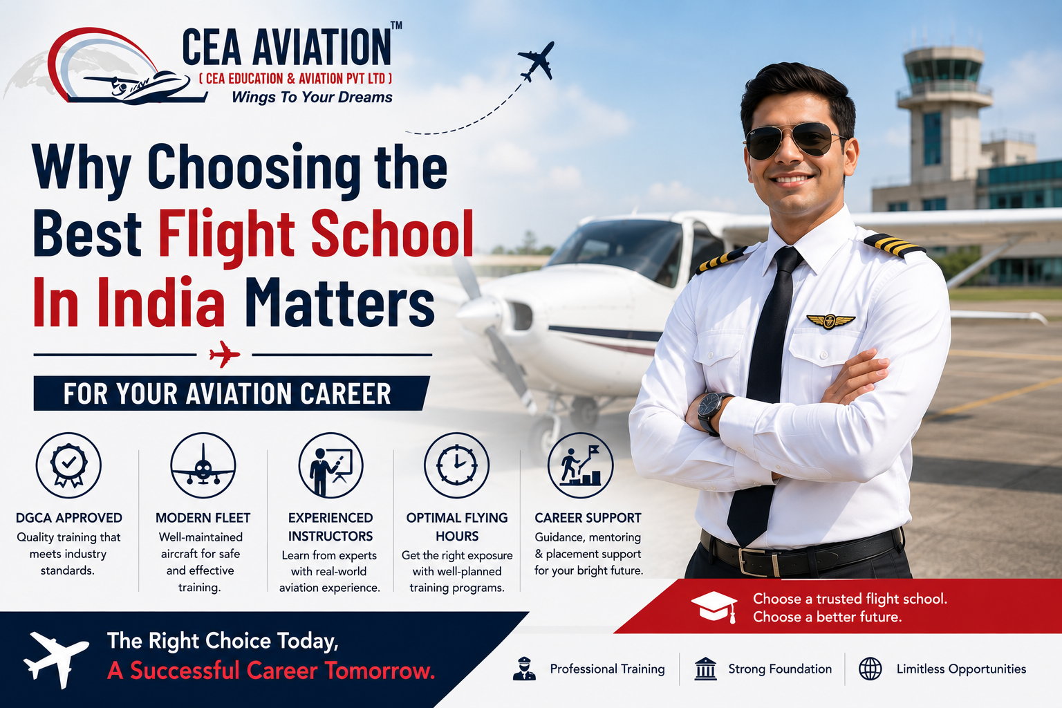 Why Choosing the Best Flight School In India Matters for Your Aviation