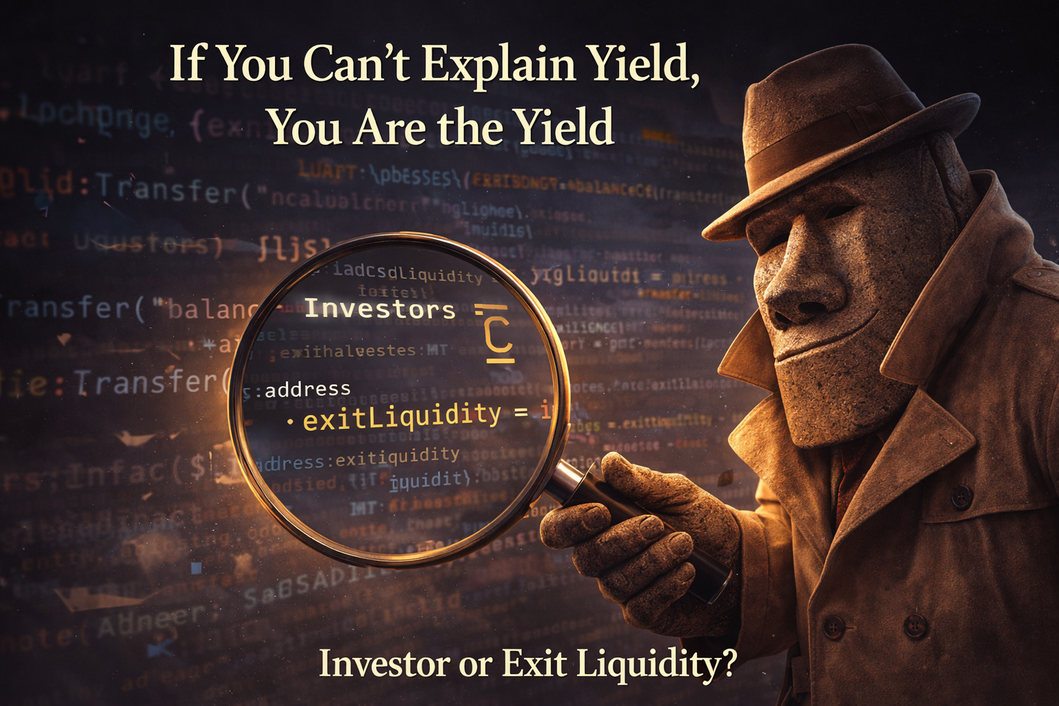 If You Can’t Explain Yield, You Are the Yield