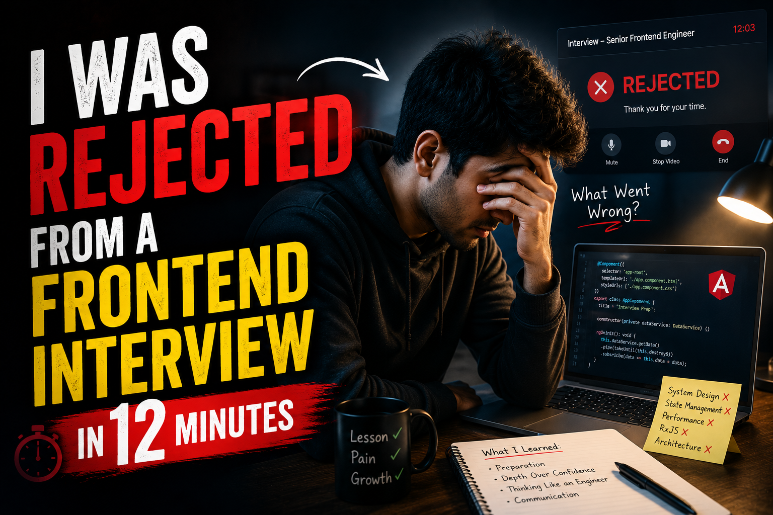 I Was Rejected From a Frontend Interview in 12 Minutes