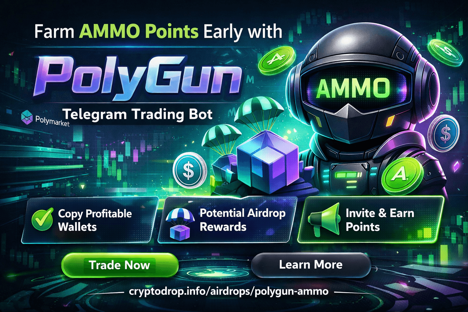 Early Crypto Opportunity: Farming AMMO Points with PolyGun (Telegram Trading Bot)