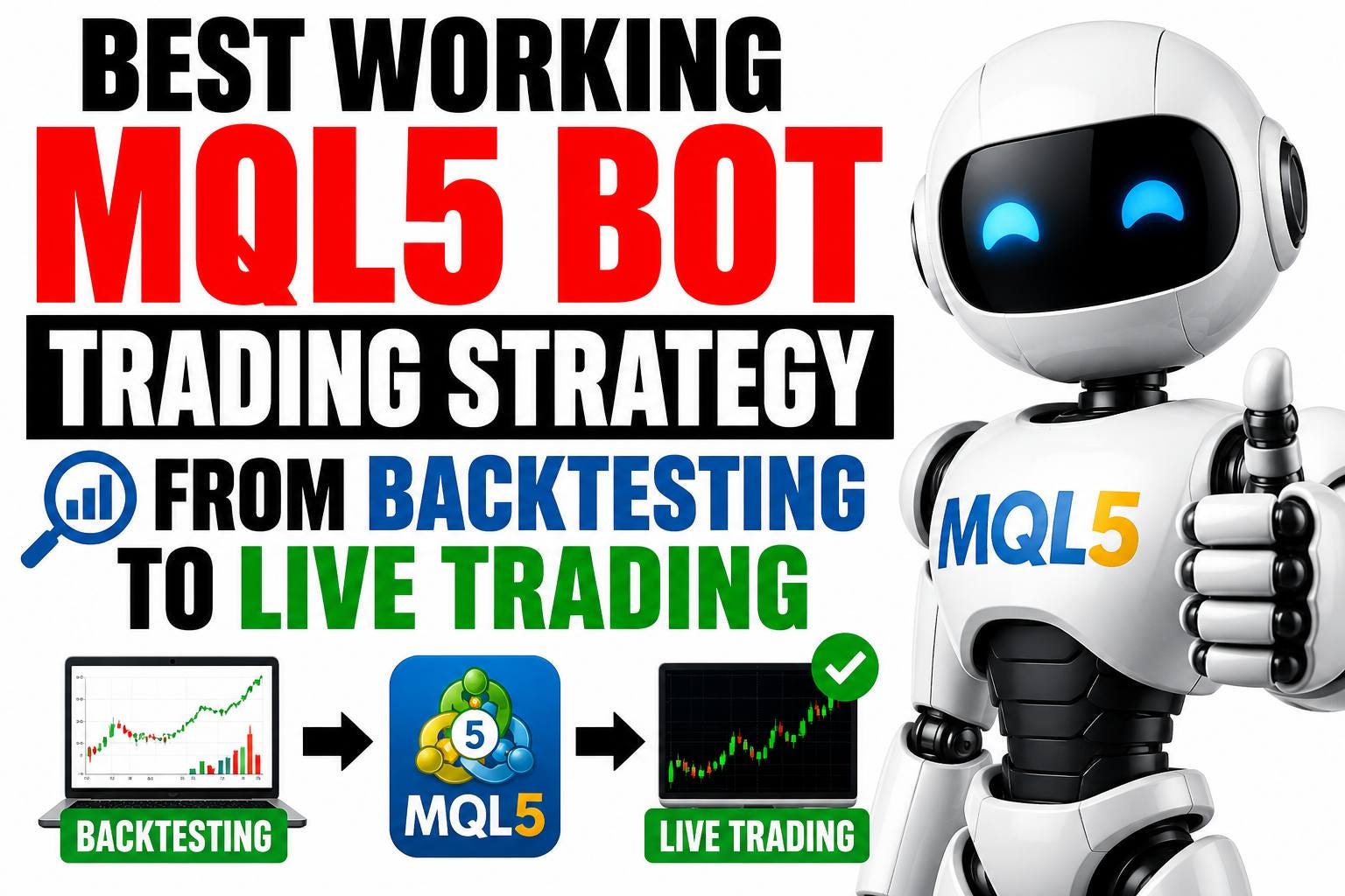 Best working MQL5 Bot Trading Strategy: From Backtesting to Live Trading in MQL5
