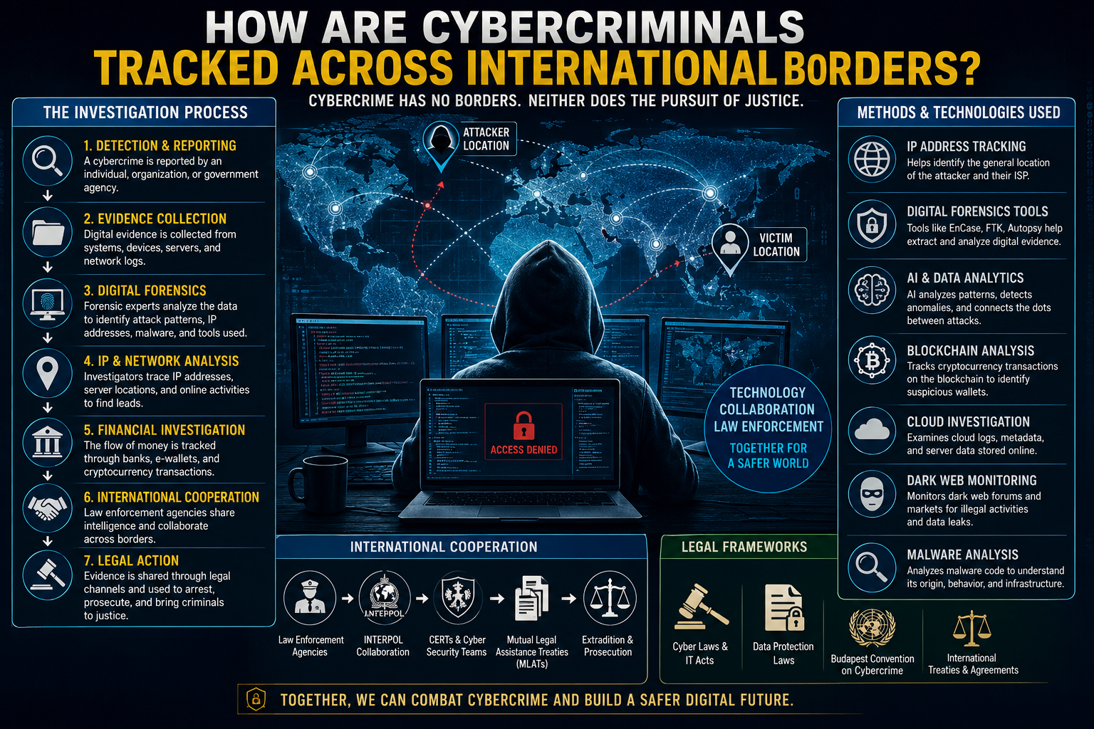 How Are Cyber criminals Tracked Across International Borders?