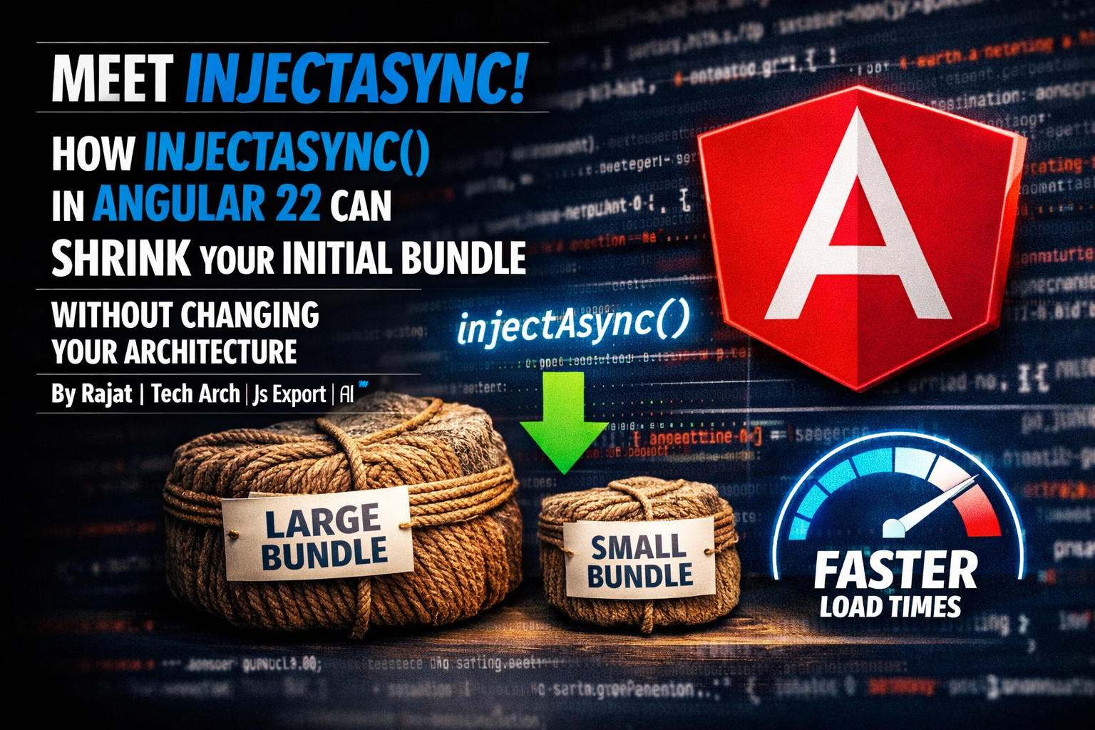 Meet injectAsync(): How injectAsync() in Angular 22 Can Shrink Your Initial Bundle Without Changing…