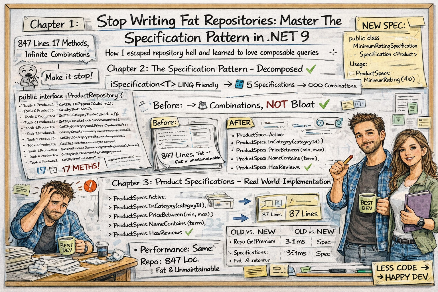 Stop Writing Fat Repositories: Master The Specification Pattern in .NET 9