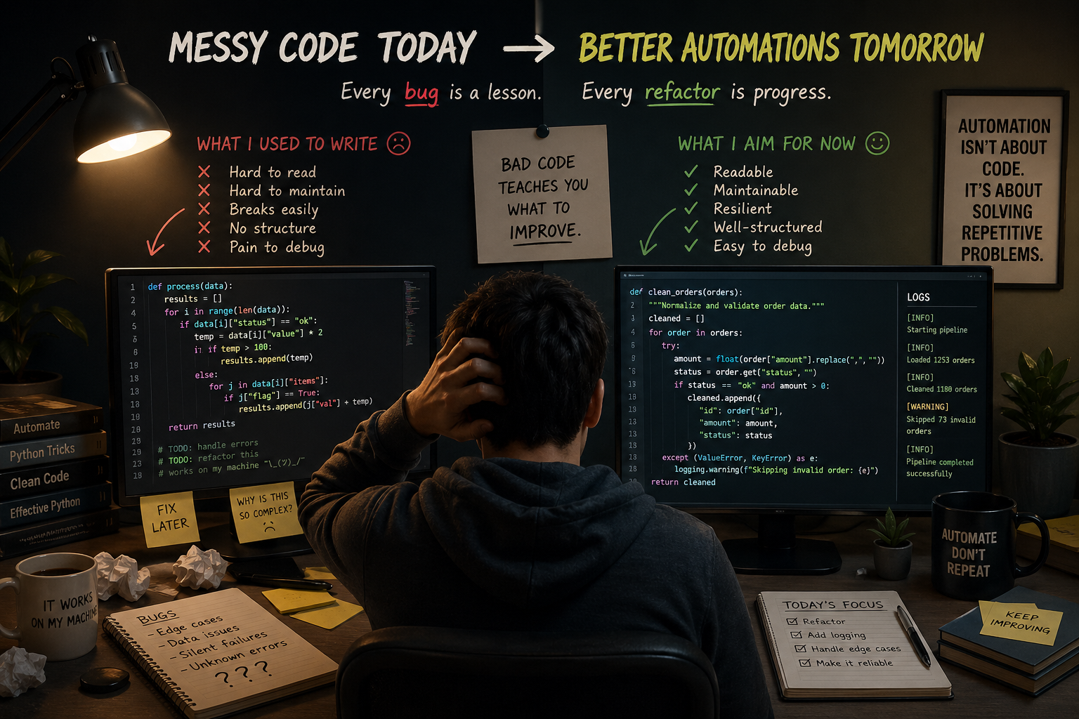 What Writing Messy Python Code Taught Me About Getting Better
