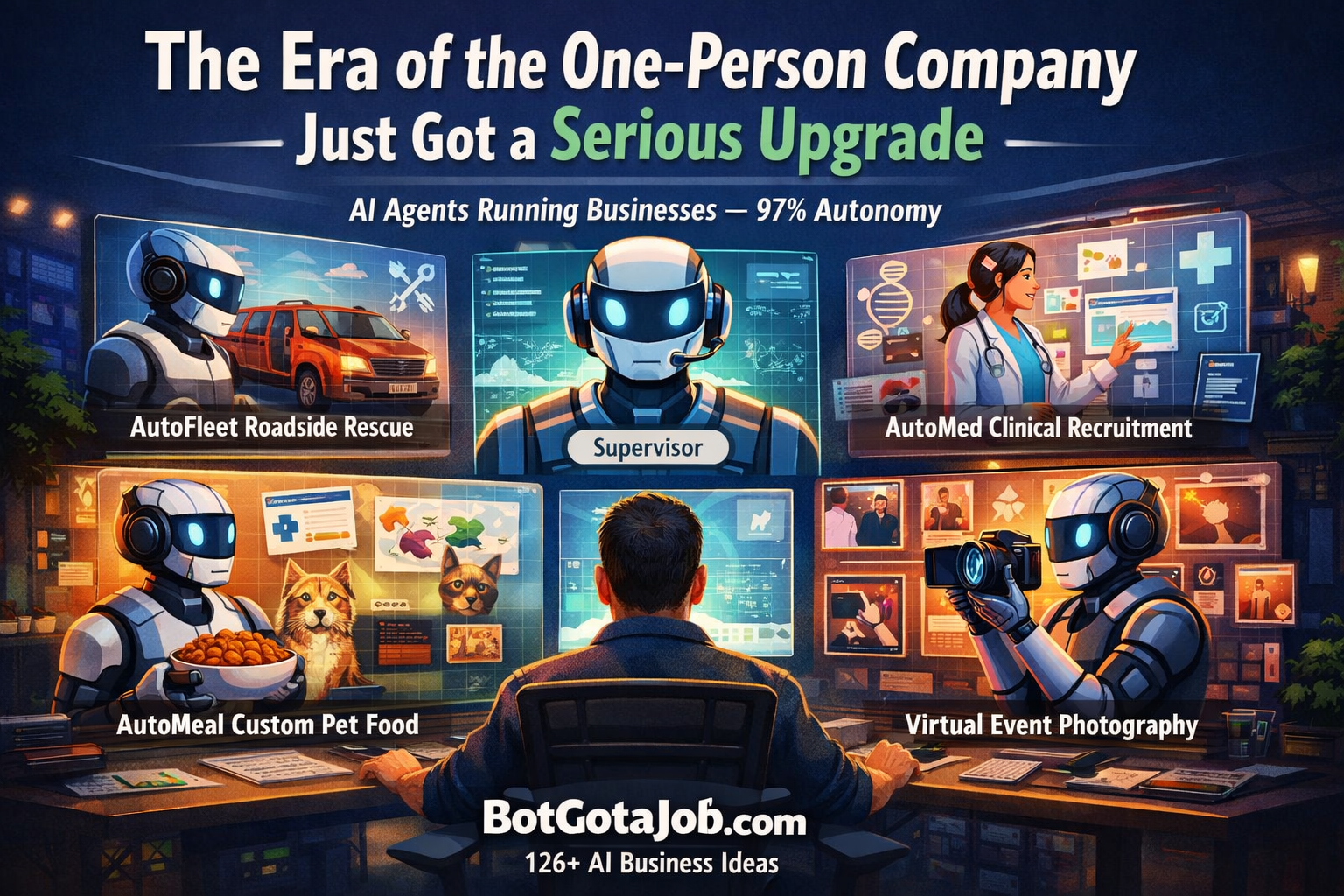 4 Businesses You Can Own That Run Themselves (AI Agent Teams That Do the Work)