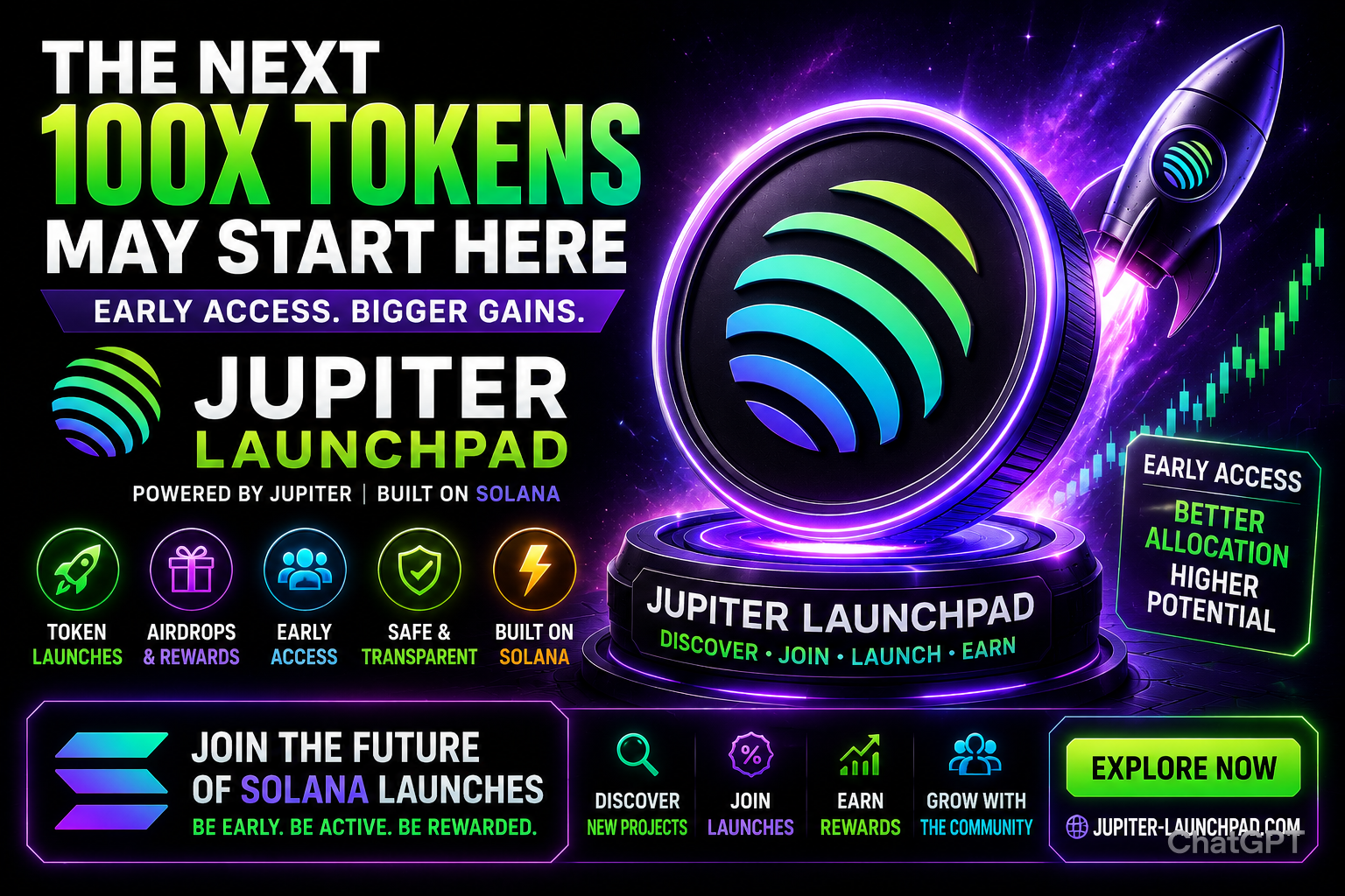 Solana’s Next 100x Tokens May Start Here: Why Crypto Traders Are Watching Jupiter Launchpad Closely