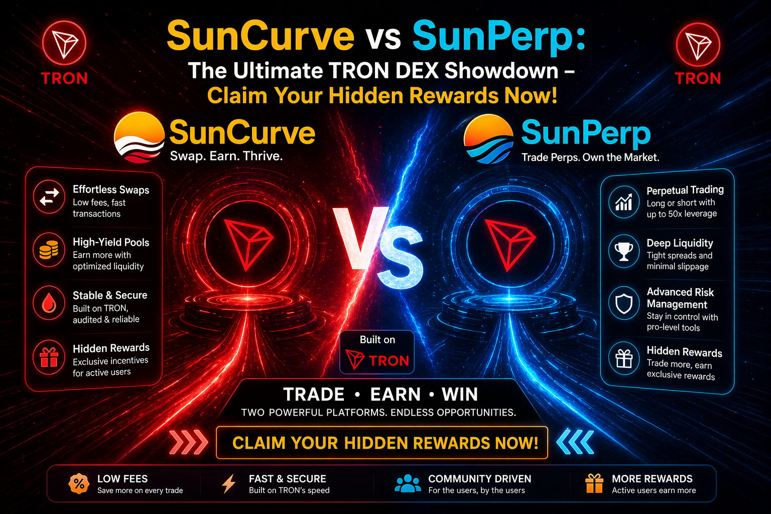 SunCurve vs SunPerp: The Ultimate TRON DEX Showdown — Claim Your Hidden Rewards Now!