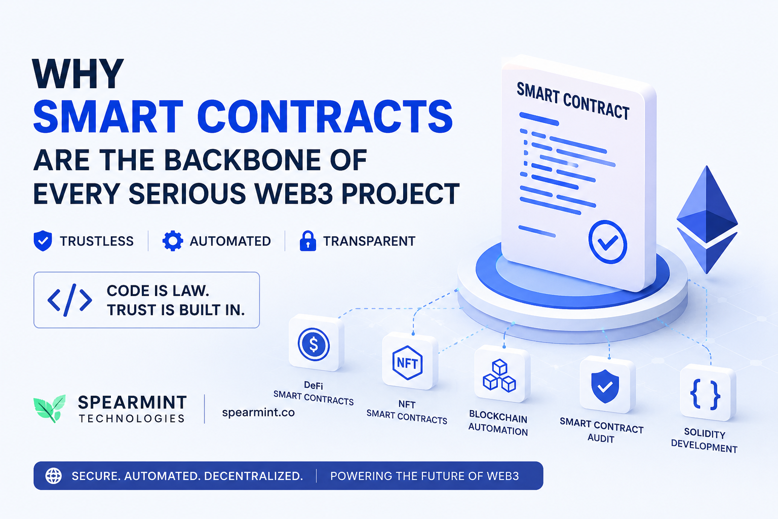 Why Smart Contracts Are the Backbone of Every Serious Web3 Project