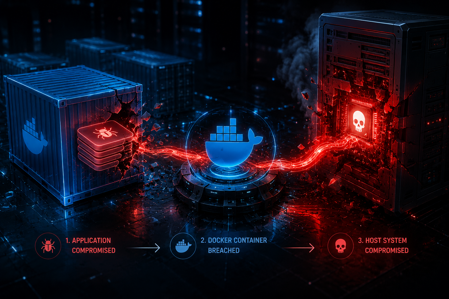 From Application RCE to Full Host Takeover via Docker Socket Misconfiguration