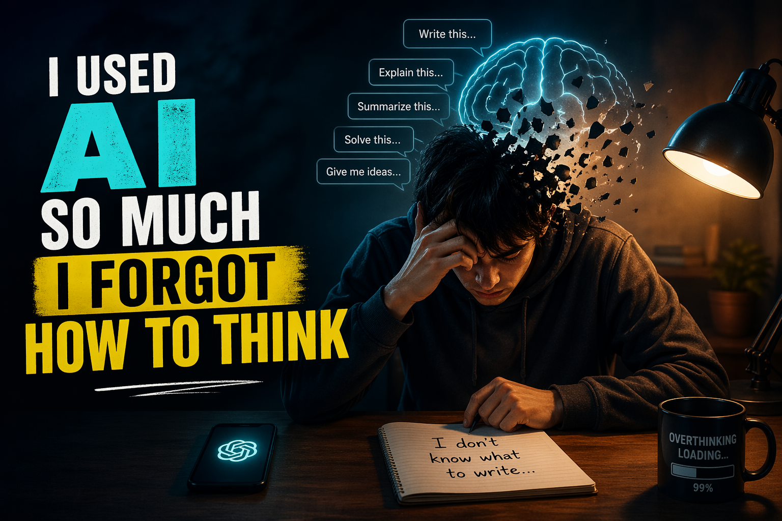 I Used AI So Much I Forgot How to Think