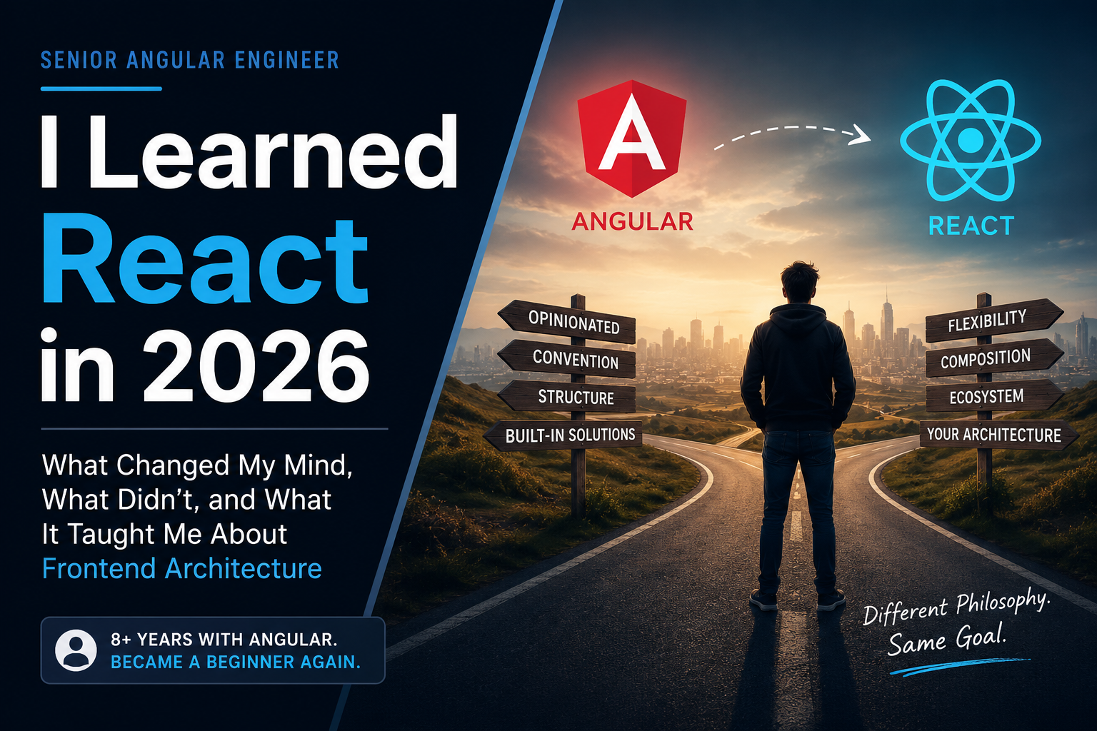 8 Years of Angular, Then React: What Becoming a Beginner Again Taught Me