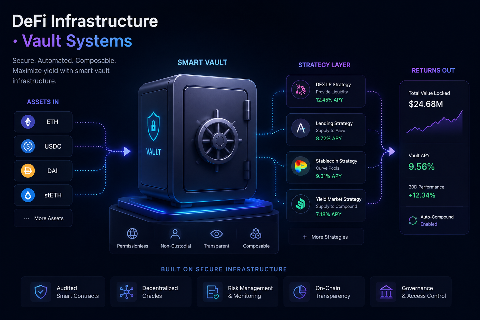 DeFi Infrastructure Vault Systems