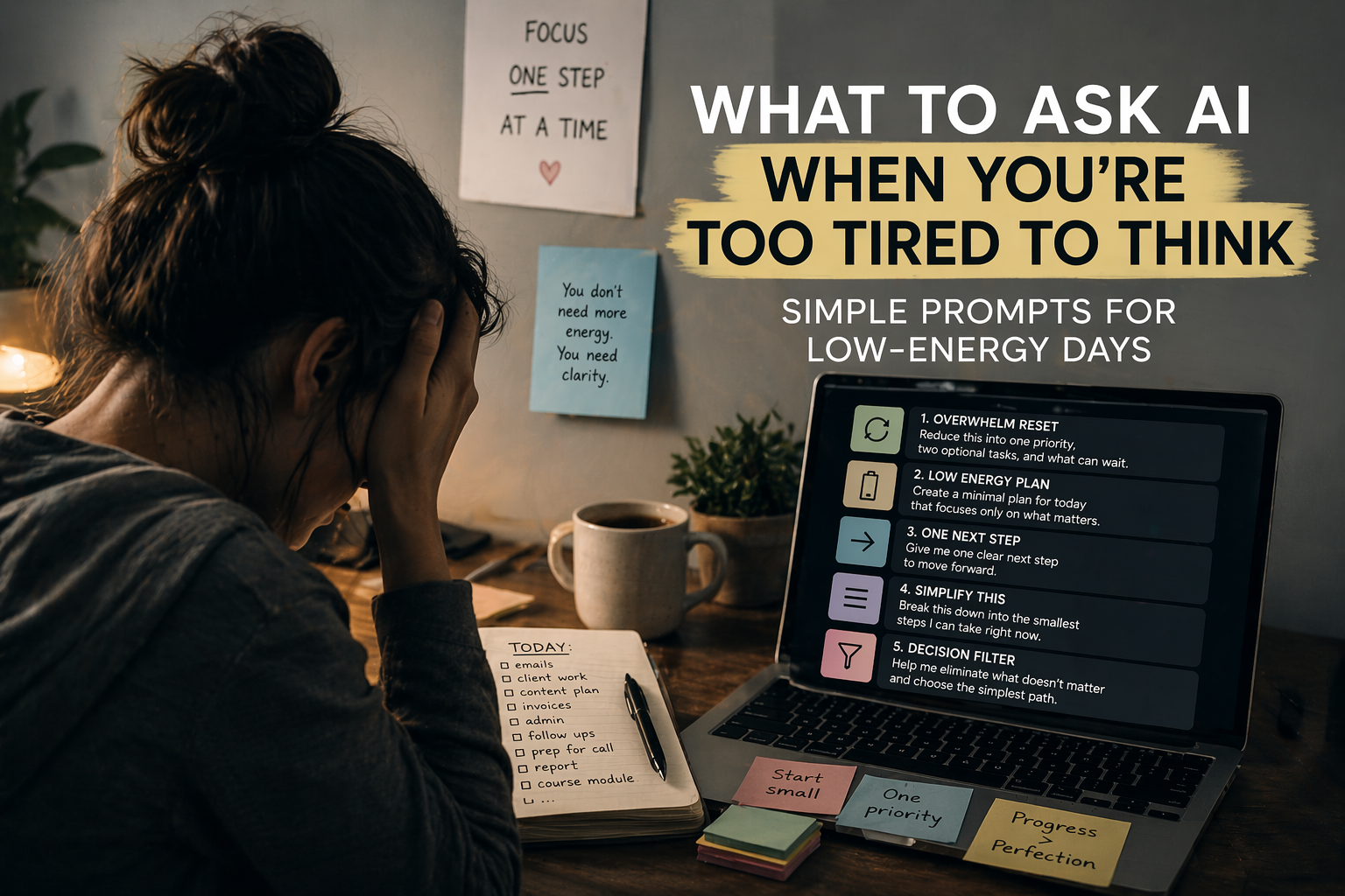 What To Ask AI When You’re Too Tired To Think