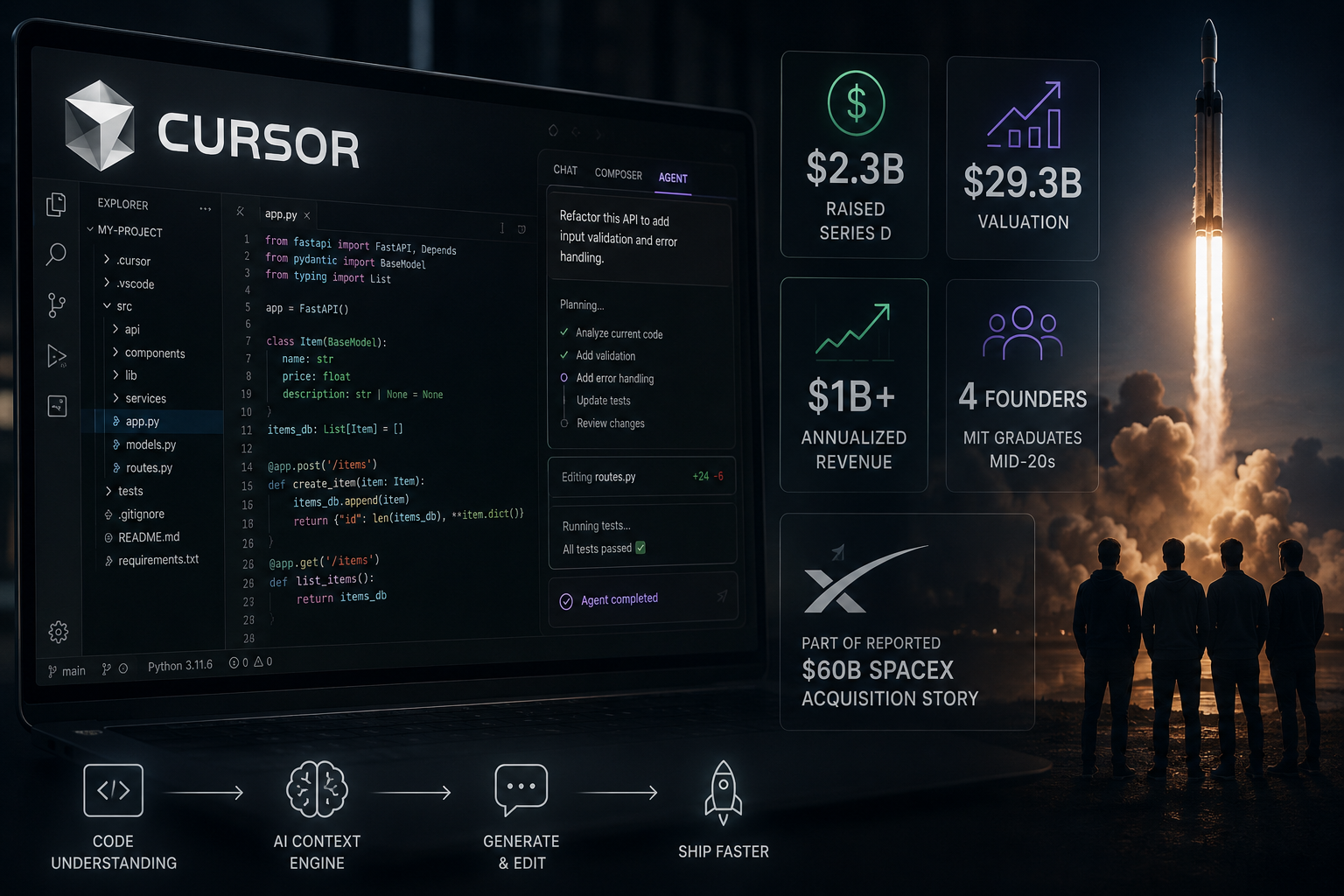$2.3 Billion Raised. $29 Billion Valuation. $1 Billion Revenue. The Cursor Story Is Absurd.