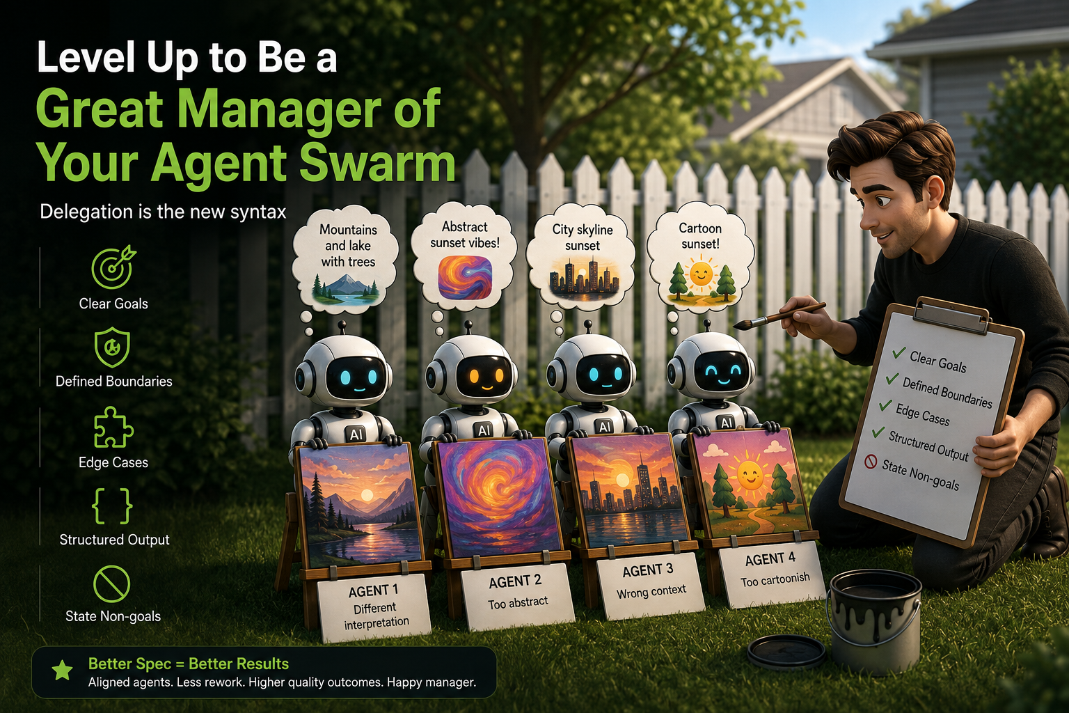 Level Up to Be a Great Manager of Your Agent Swarm