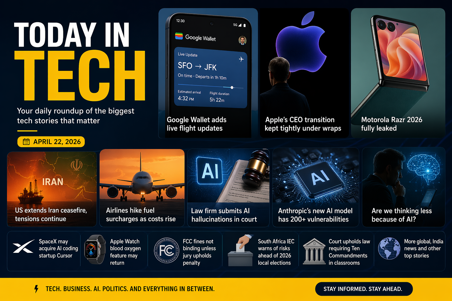 Today in Tech (Quick Read)