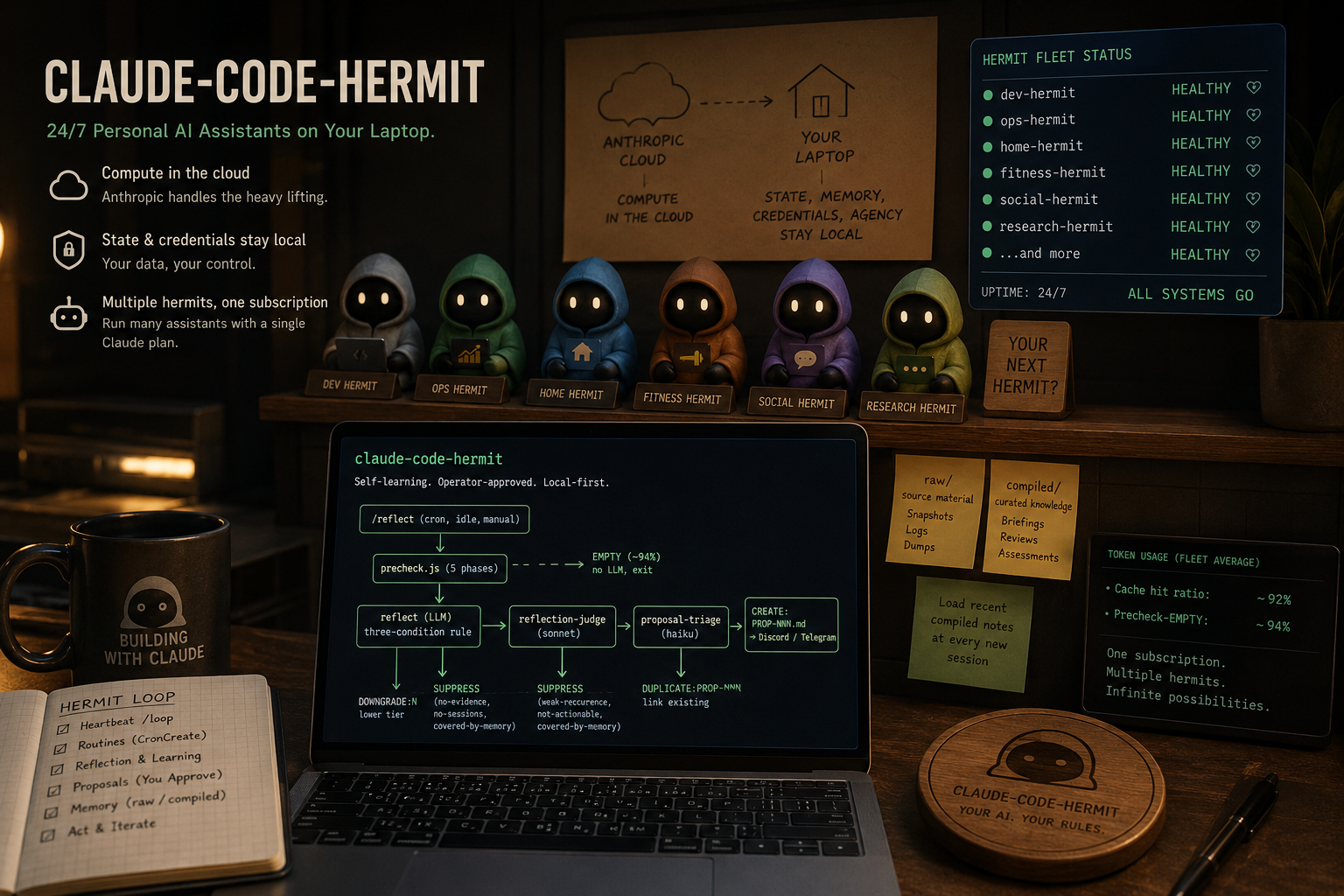 How I turned Claude Code into multiple 24/7 personal AI assistants