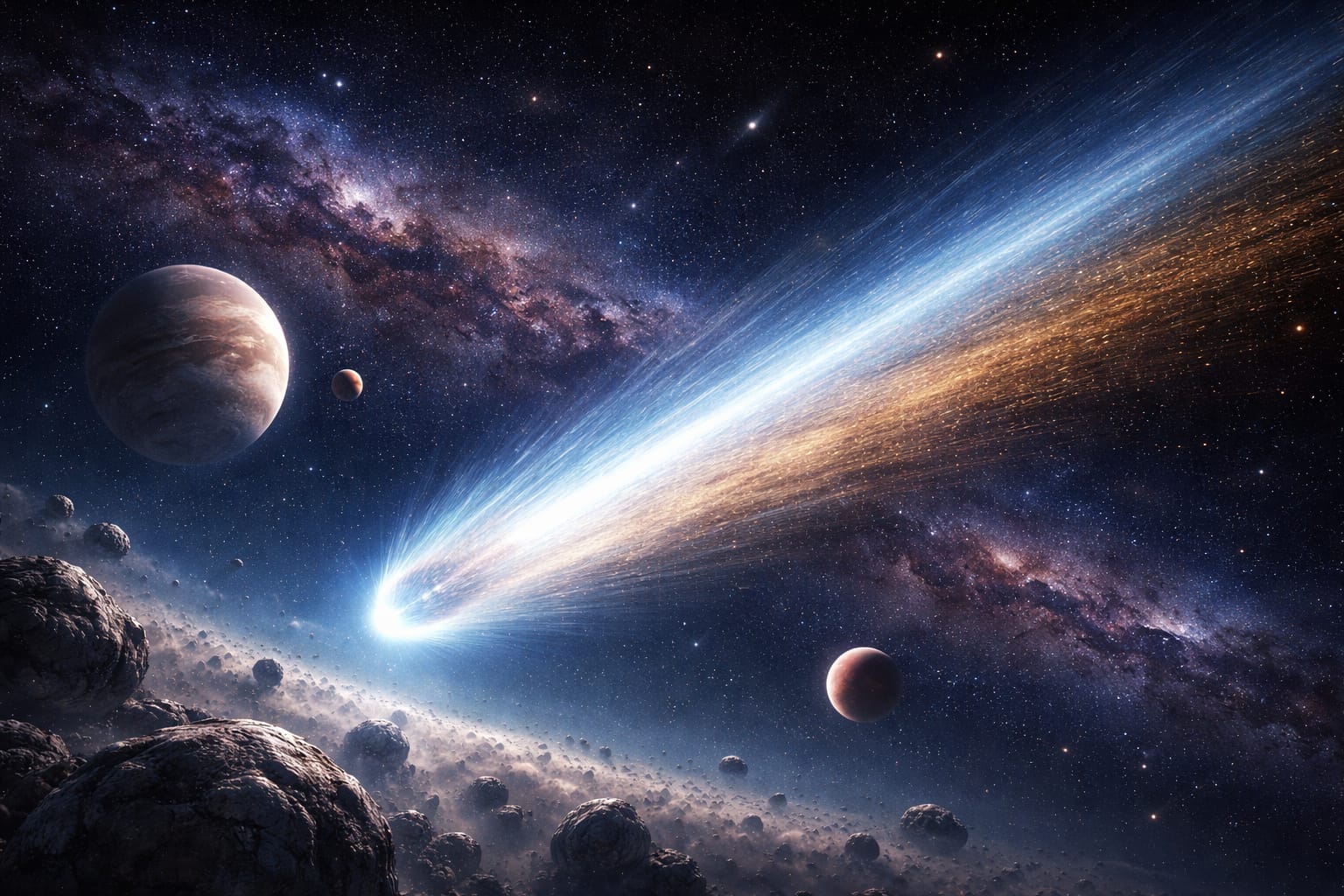 Comets: Icy Visitors of our home?? Comets: Icy Visitors of our home??