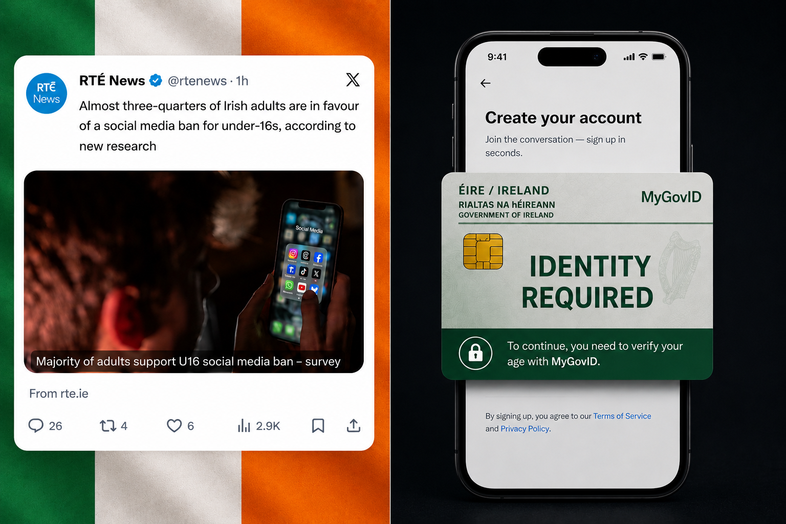 Identity Verification for Everyone, Sold as Child Safety: What Ireland’s Social Media Poll Really…