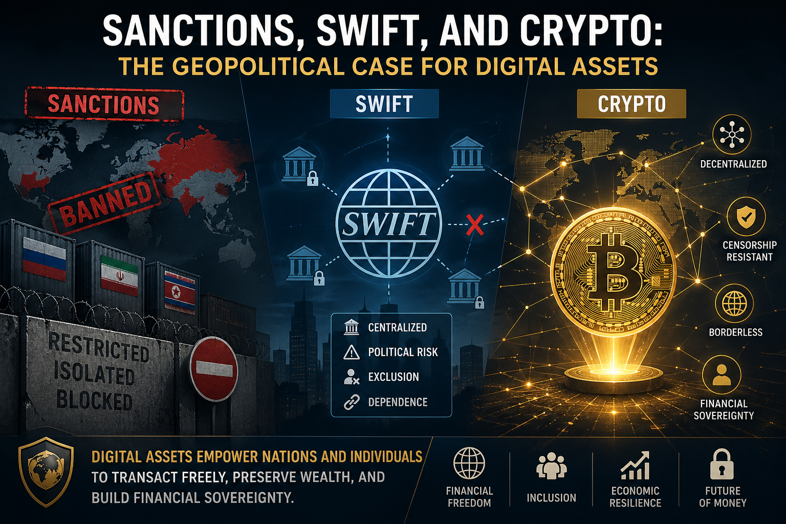 Sanctions, SWIFT, and Crypto: The Geopolitical Case for Digital Assets