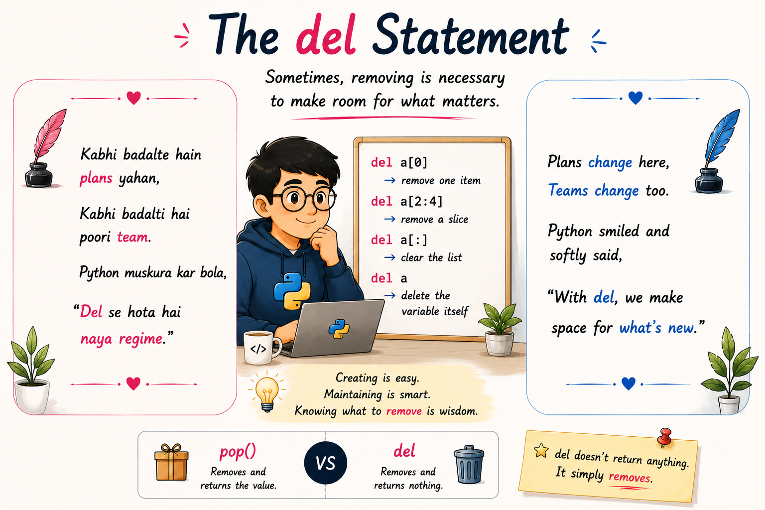The Day Python Explained del Through a Company Restructuring