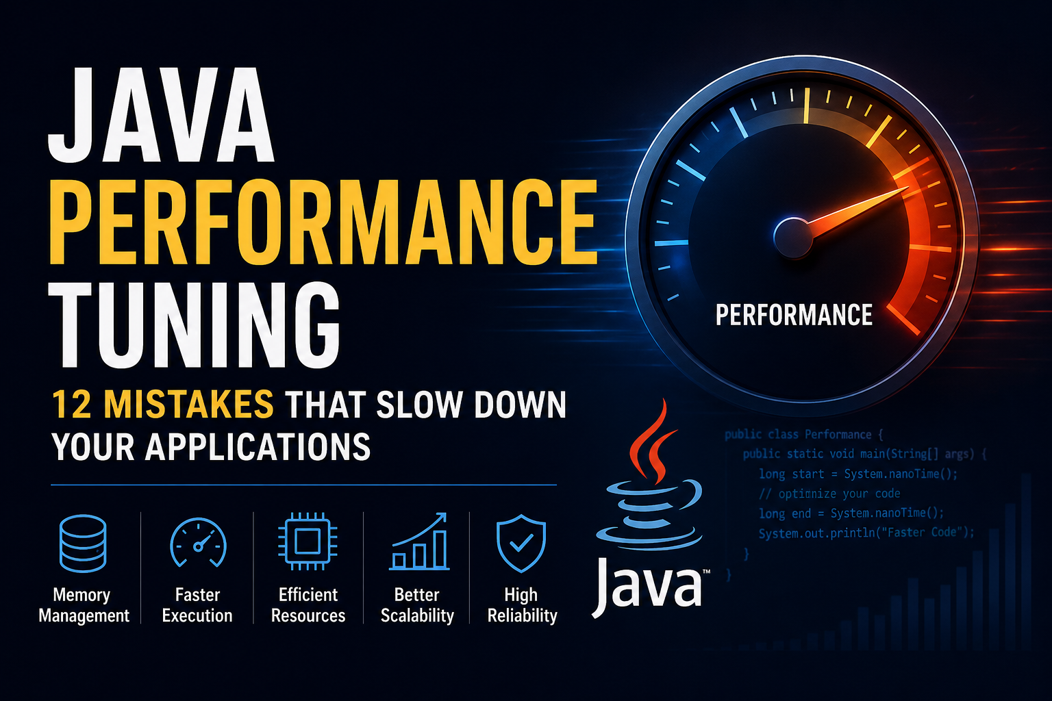 Java Performance Tuning: 12 Mistakes That Slow Down Your Applications (And How to Fix Them)