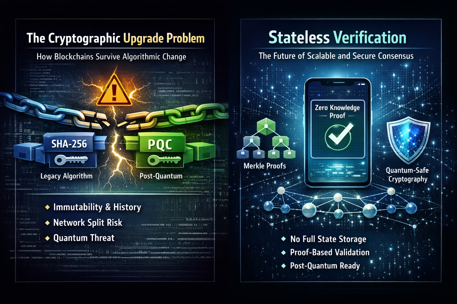 The Cryptographic Upgrade Problem — How Blockchains Survive Algorithmic Change