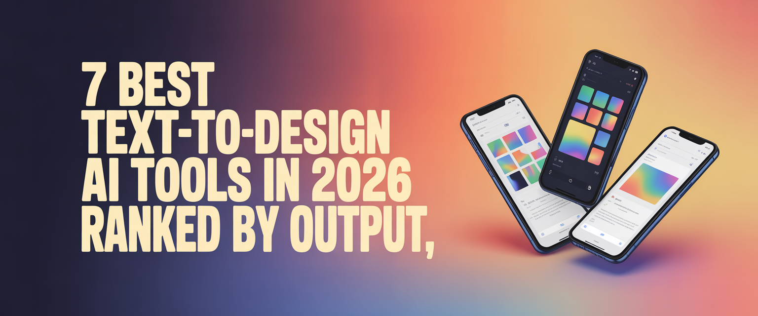 The 7 Best Text-to-Design AI Tools in 2026, Ranked by What They Actually Ship